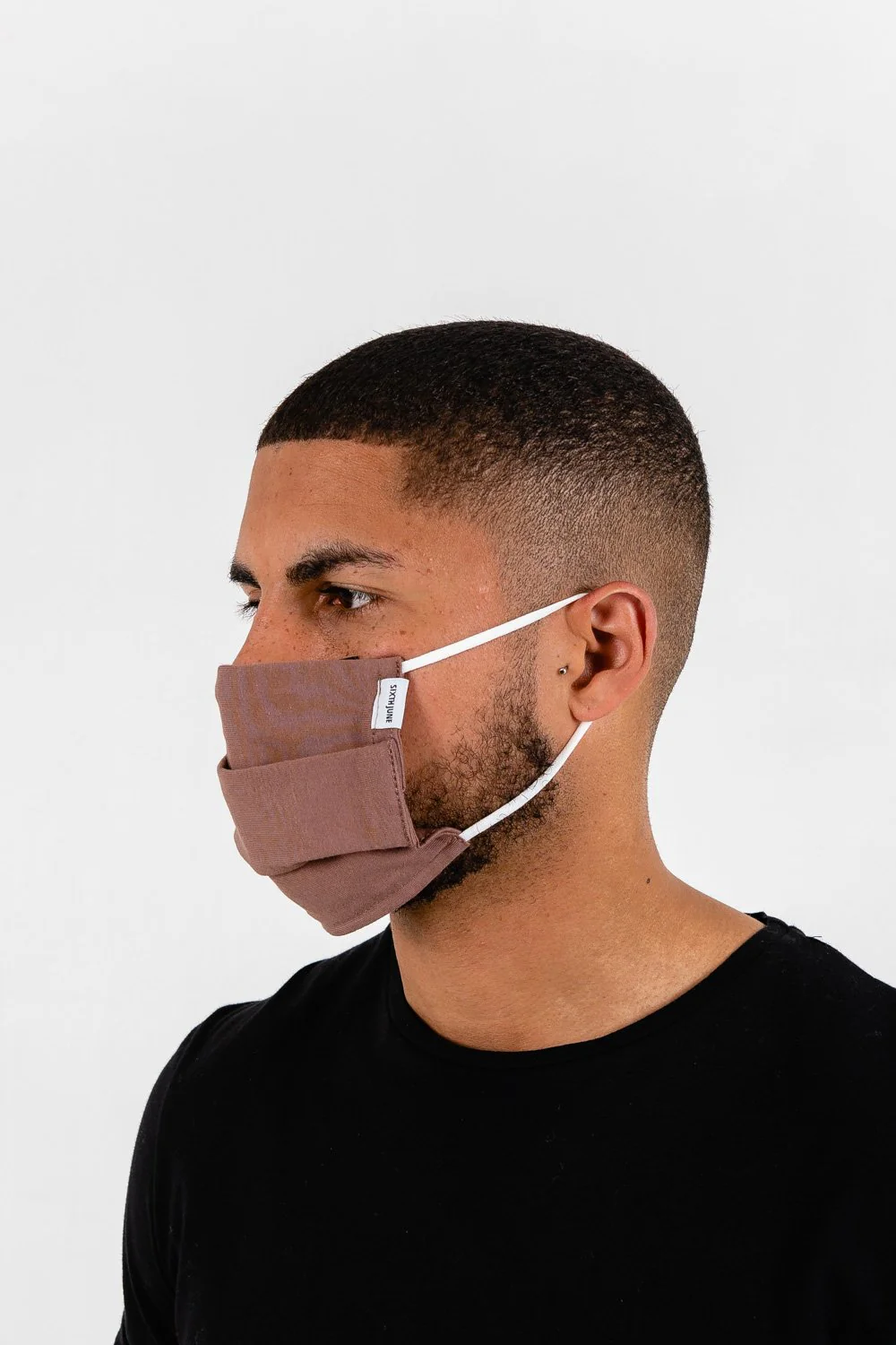 Masque tissu Châtain - Image 3