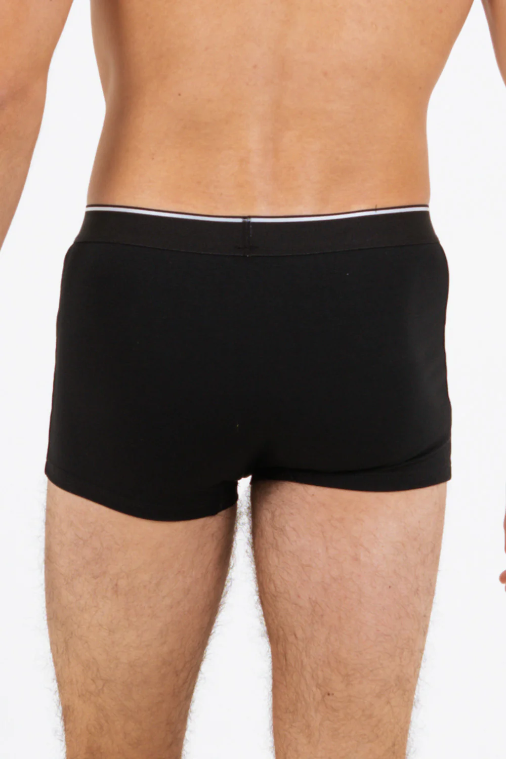 Boxer uni bande Noir - Image 3