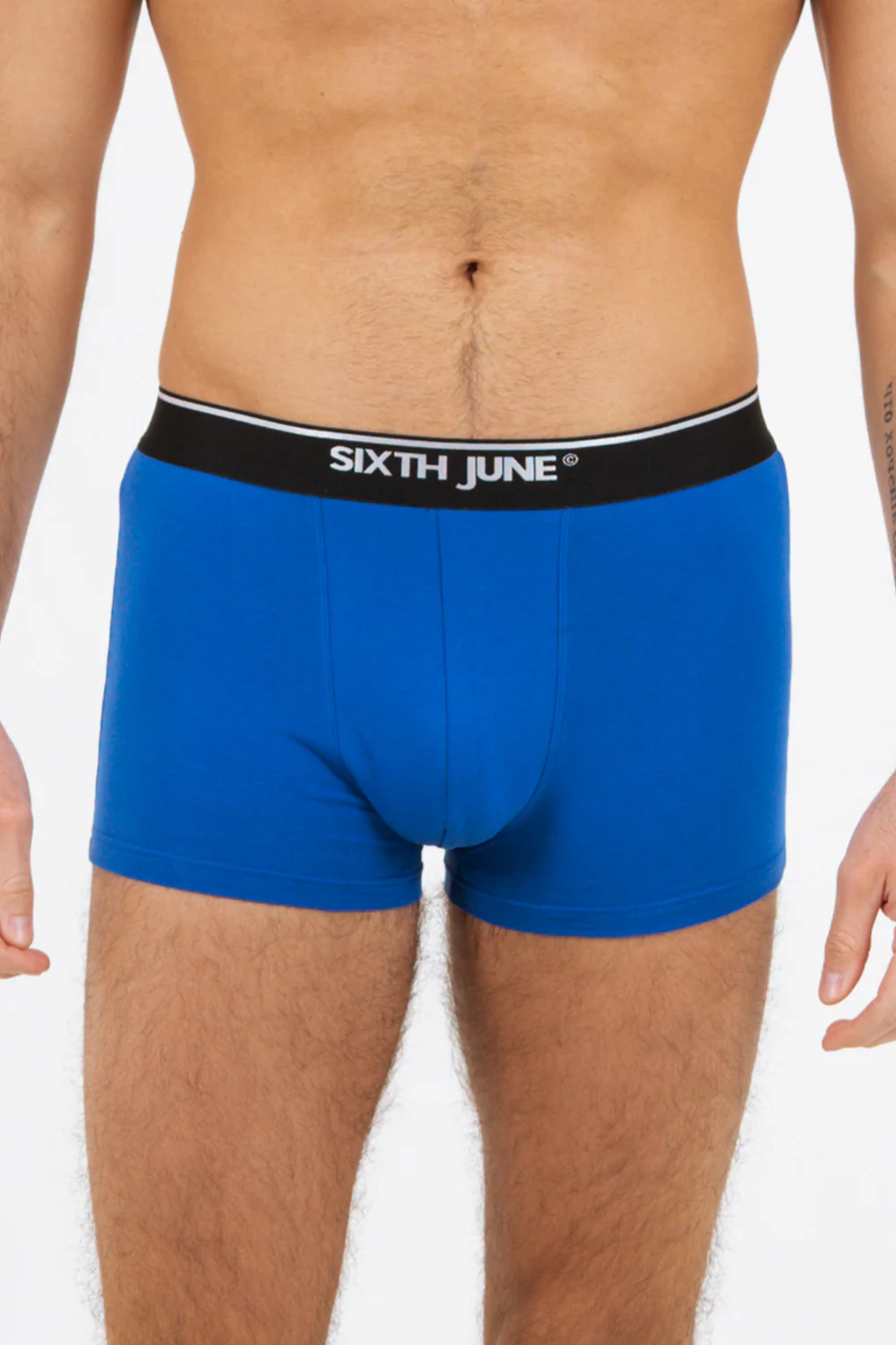 Boxer uni bande Bleu foncé - Image 2