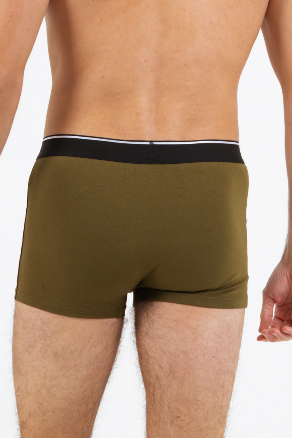 Boxer uni bande Vert kaki - Image 3