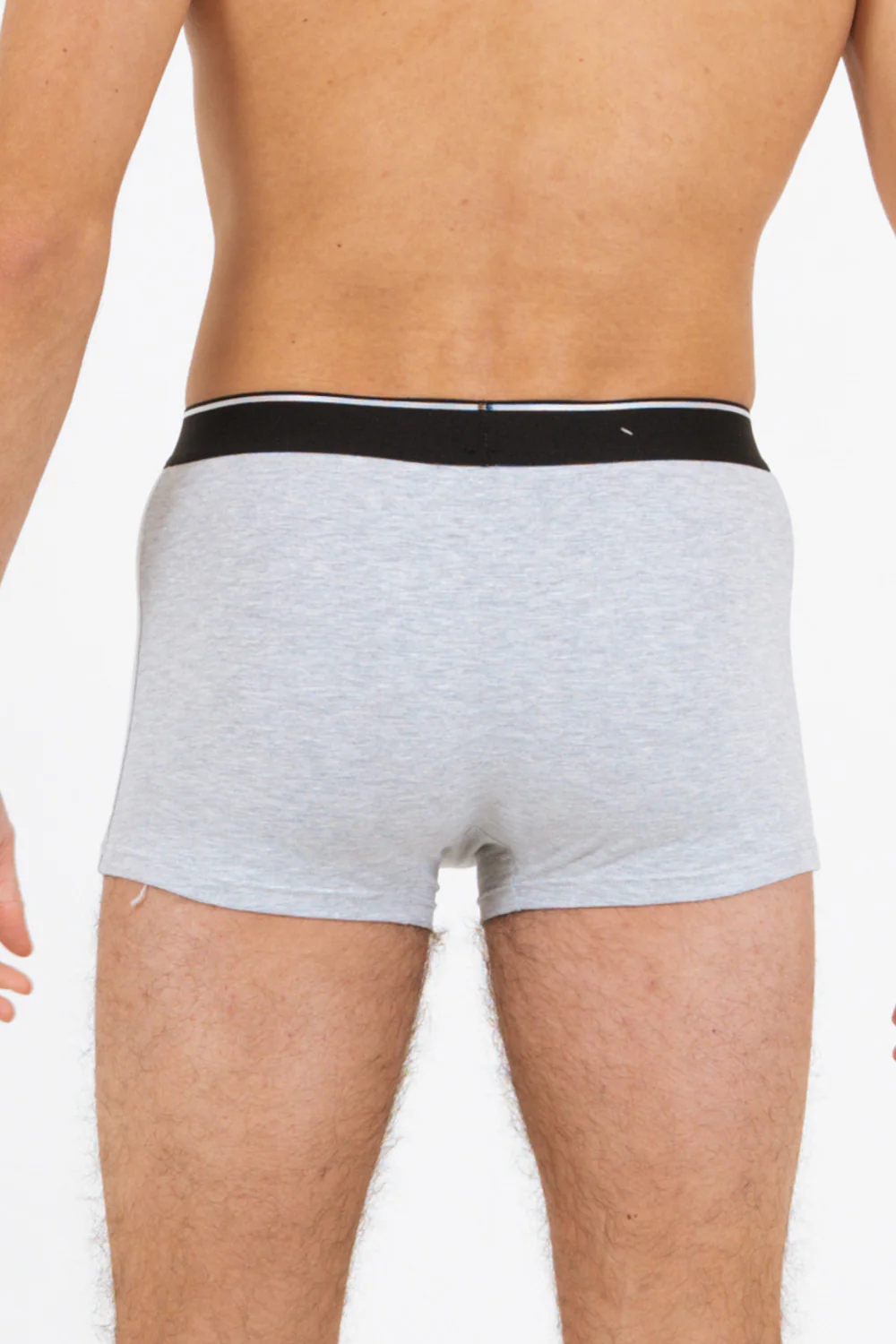 Boxer uni bande Gris - Image 3
