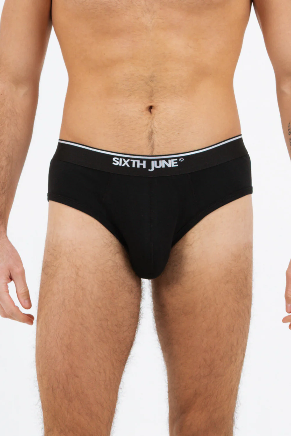 Slip uni bande Noir - Image 2