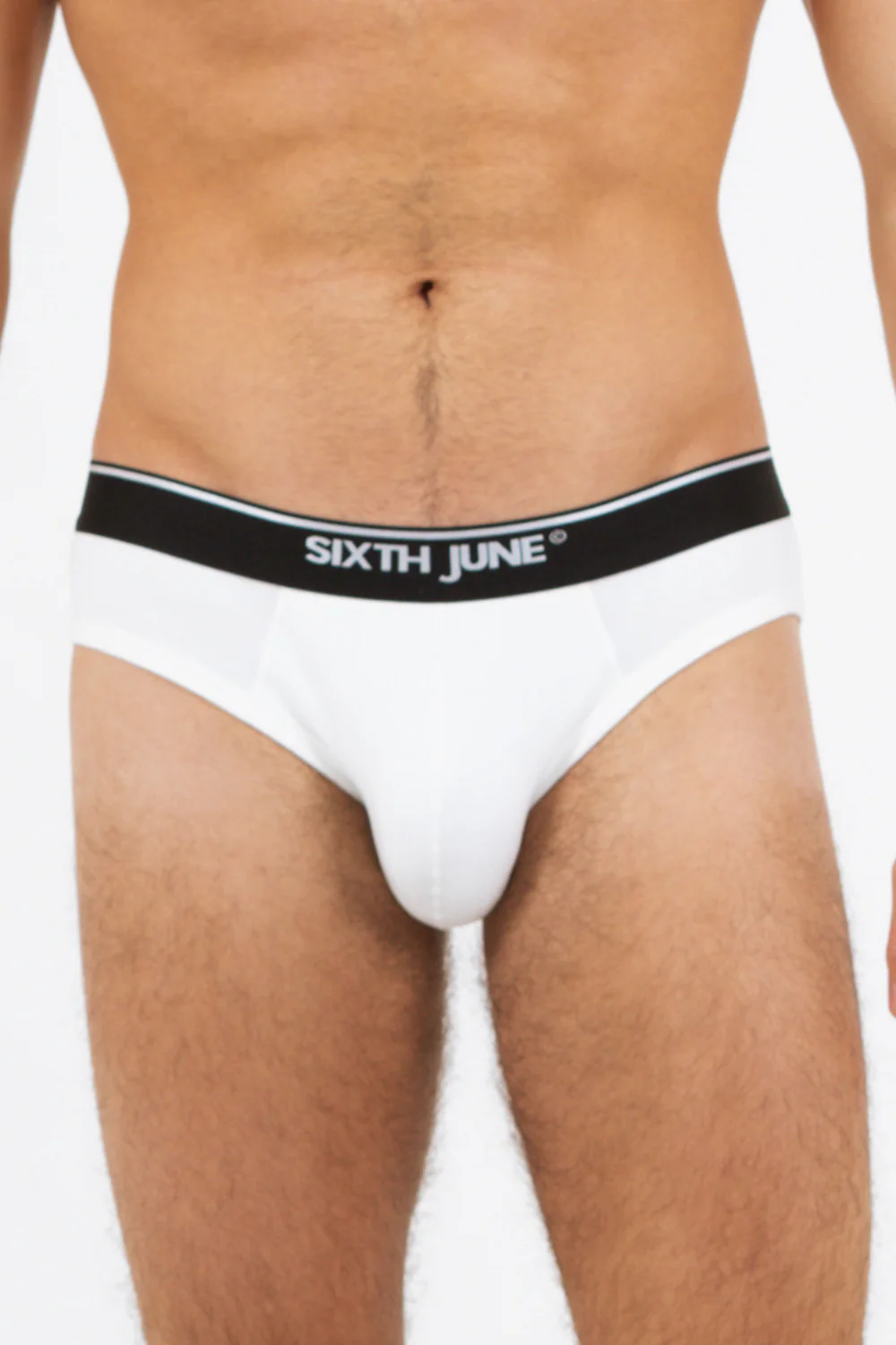 Slip uni bande Blanc cassé - Image 2