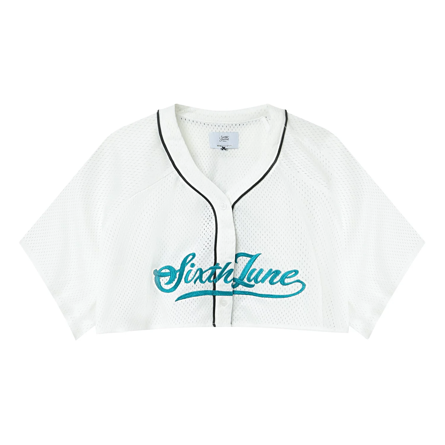 Top court mesh signature Blanc - Image 6