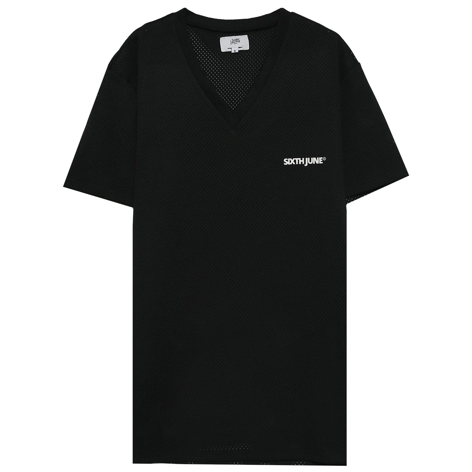 Robe t-shirt mesh logo noir - Image 2