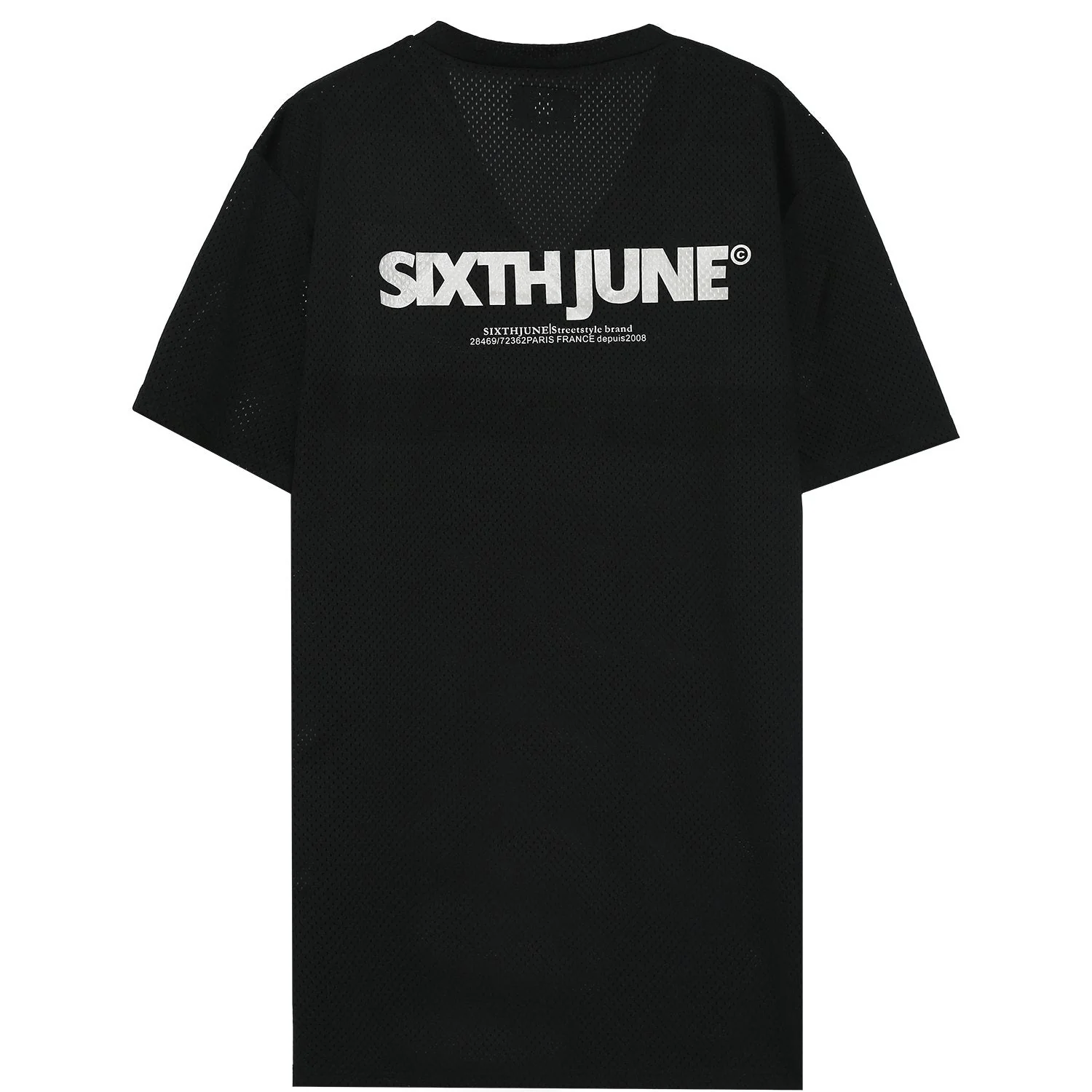 Robe t-shirt mesh logo noir - Image 6