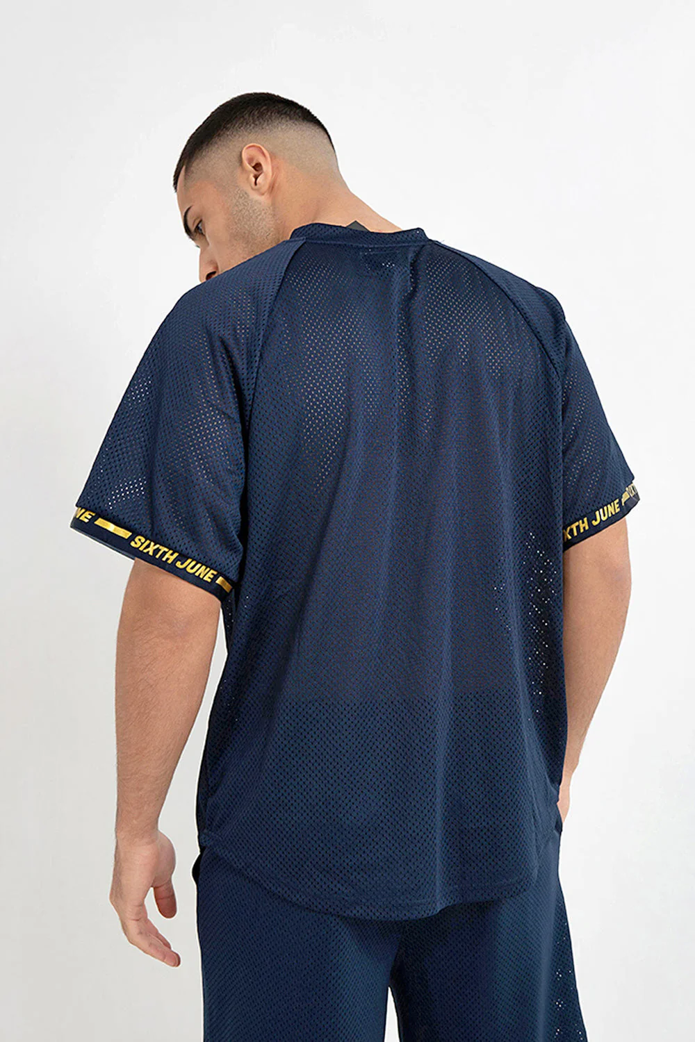 Maillot mesh numéro 10 Bleu foncé - Image 4