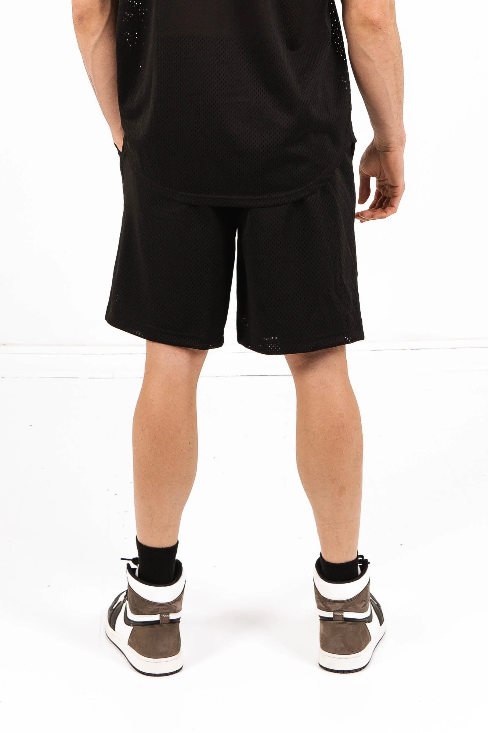Short mesh logo noir - Image 4