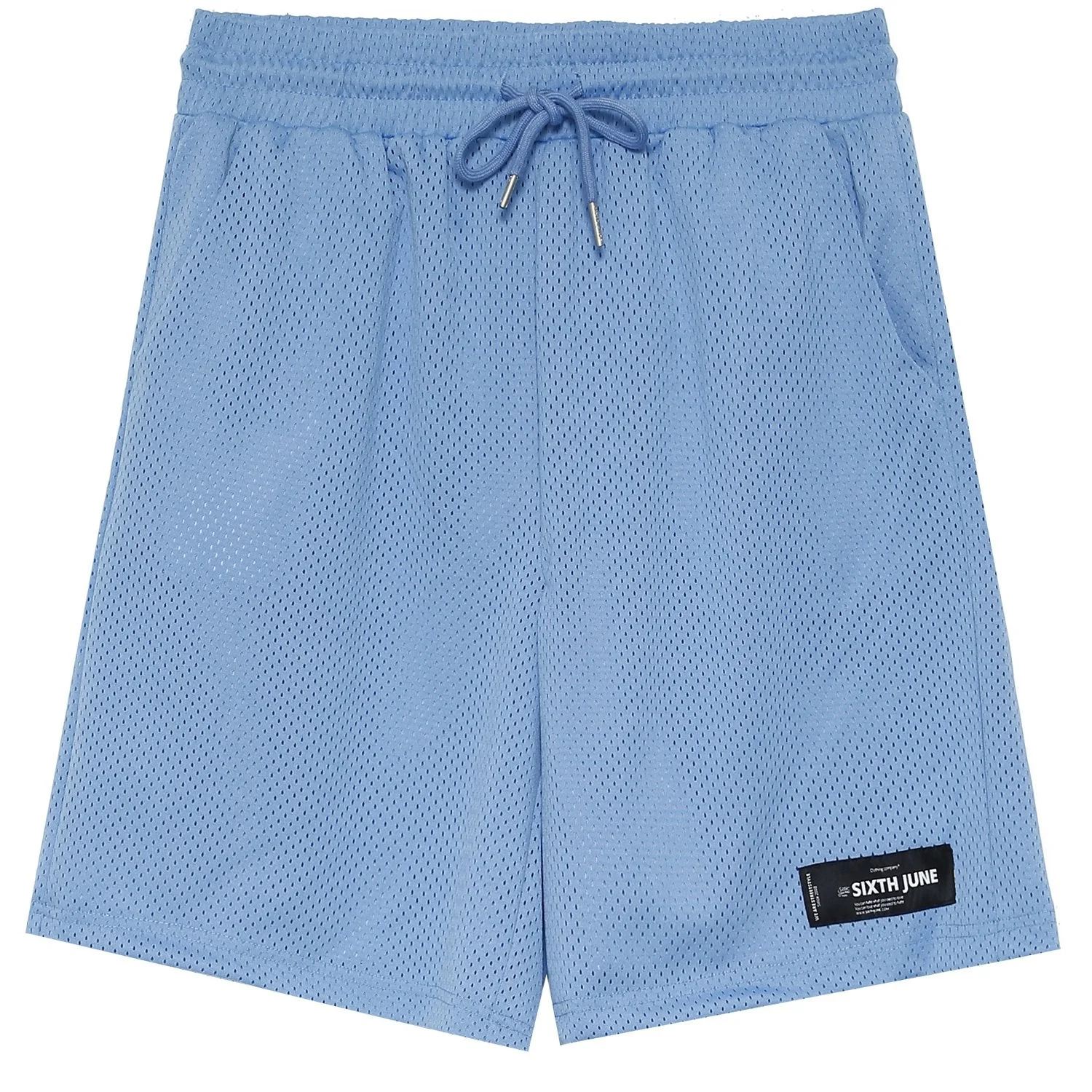 Short mesh logo Bleu - Image 5