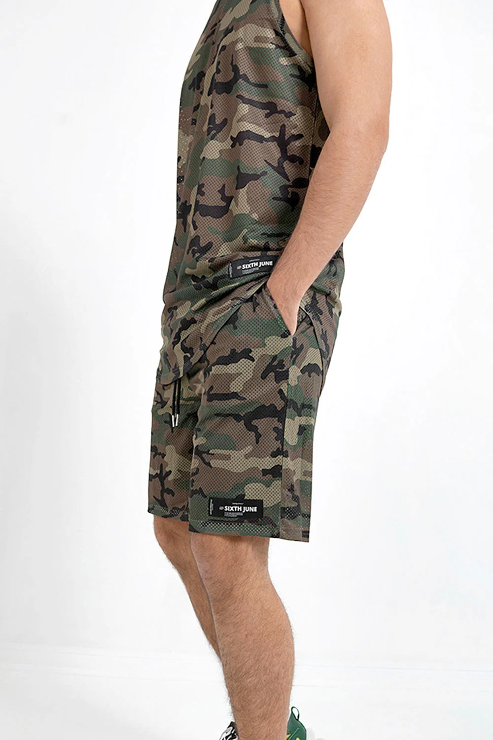 Short mesh logo Camouflage - Image 3