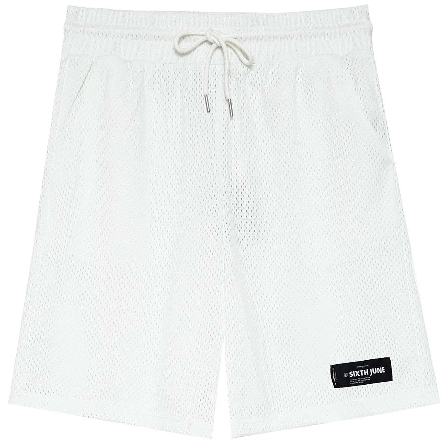 Short mesh logo Blanc - Image 6