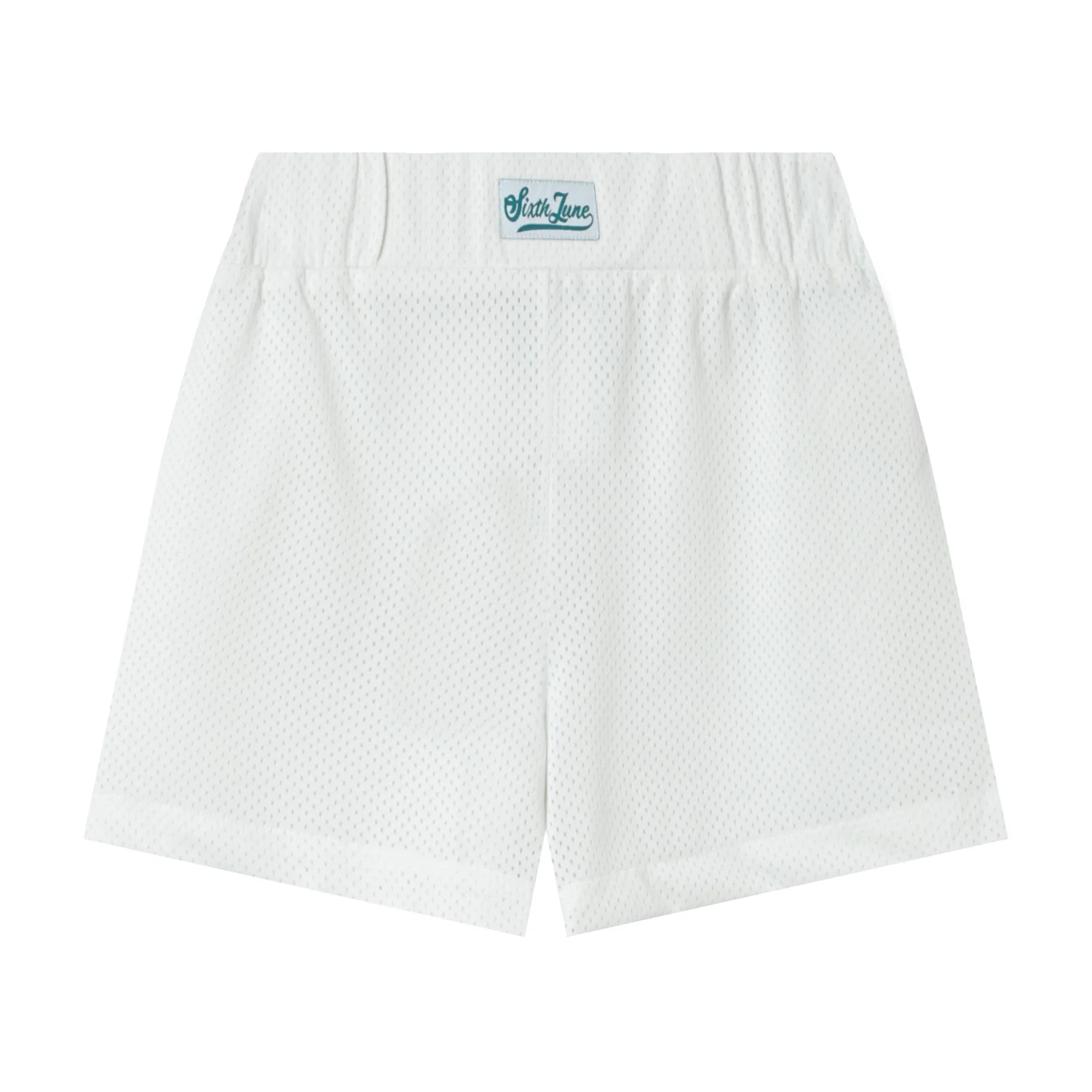 Short mesh logo Blanc - Image 6