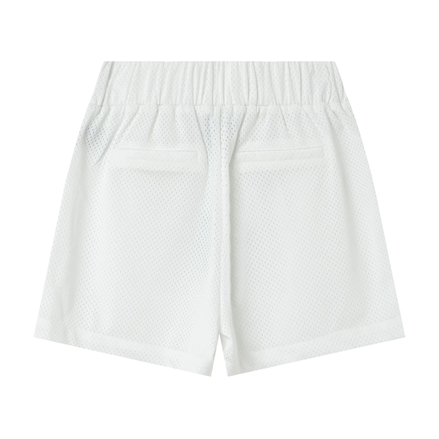 Short mesh logo Blanc - Image 7