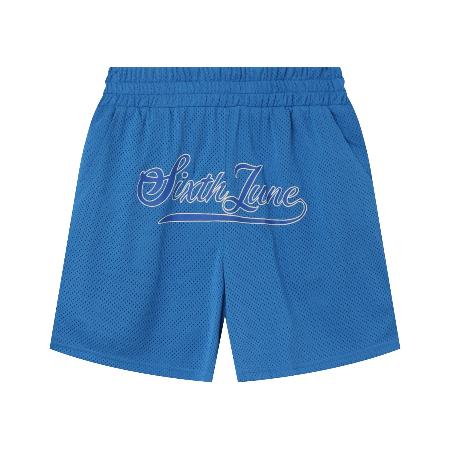 Short mesh logo Bleu - Image 5