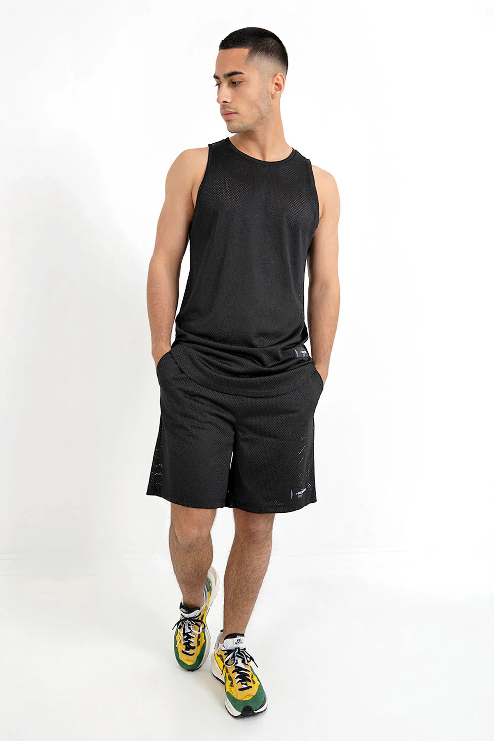 Débardeur maillot mesh Noir - Image 2