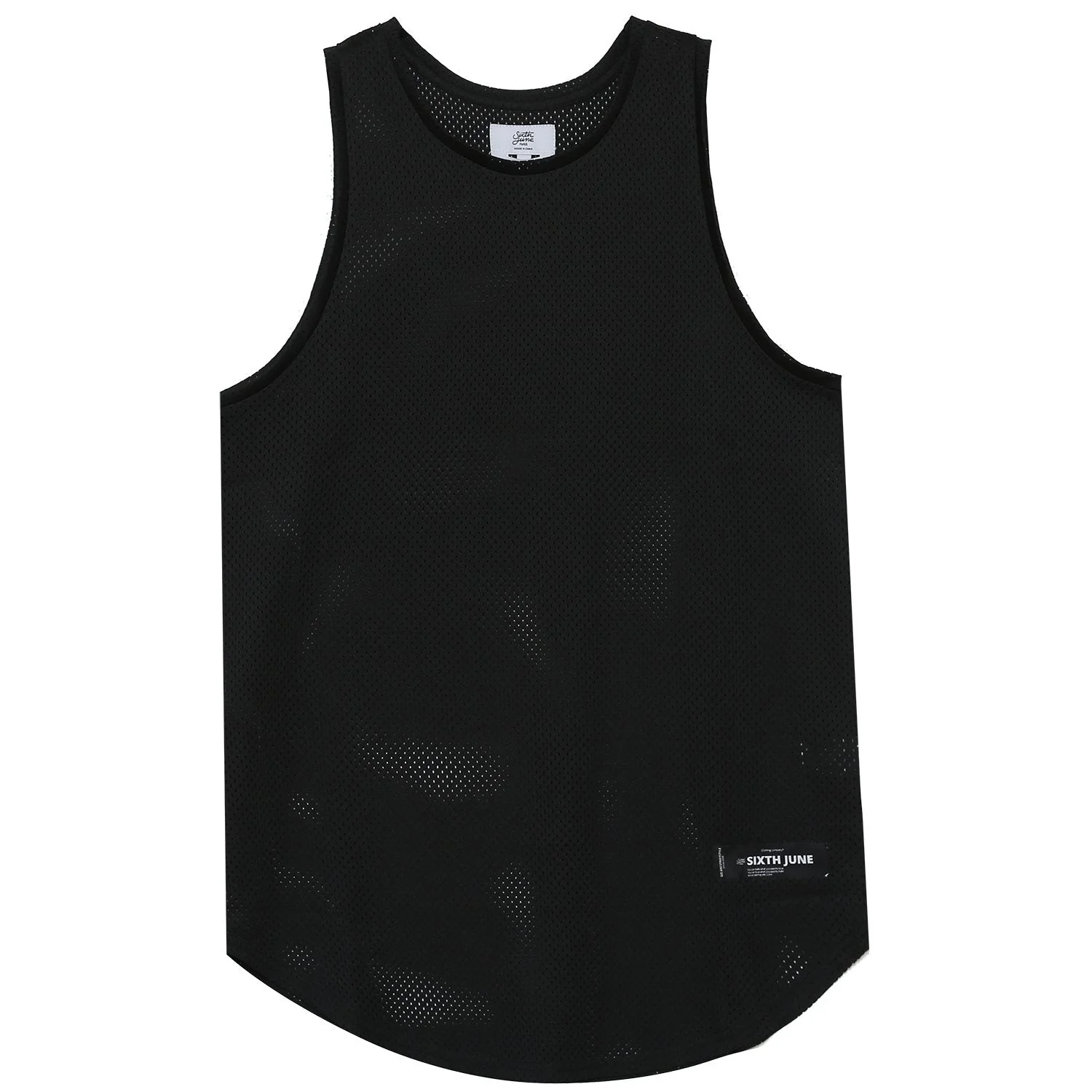 Débardeur maillot mesh Noir - Image 6