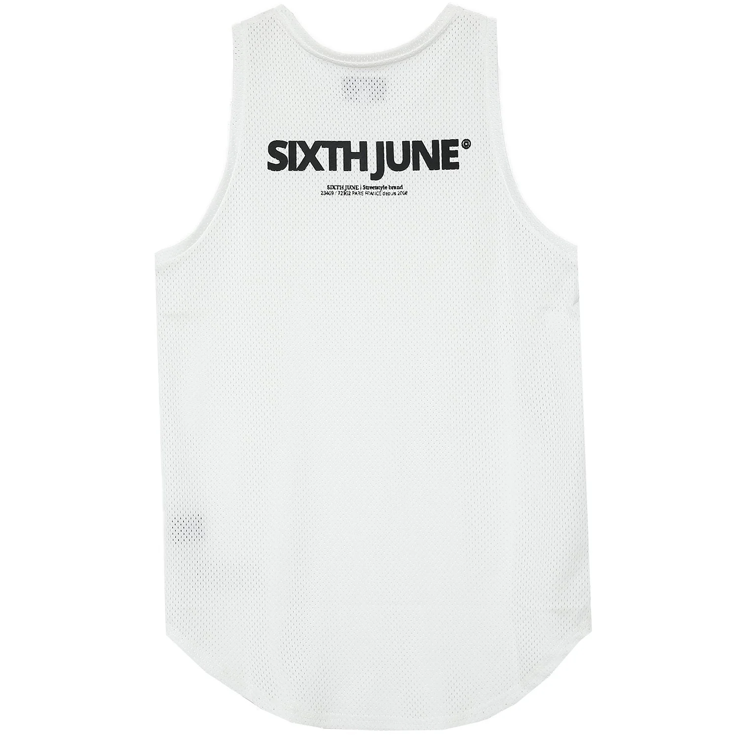 Débardeur maillot mesh Blanc - Image 5