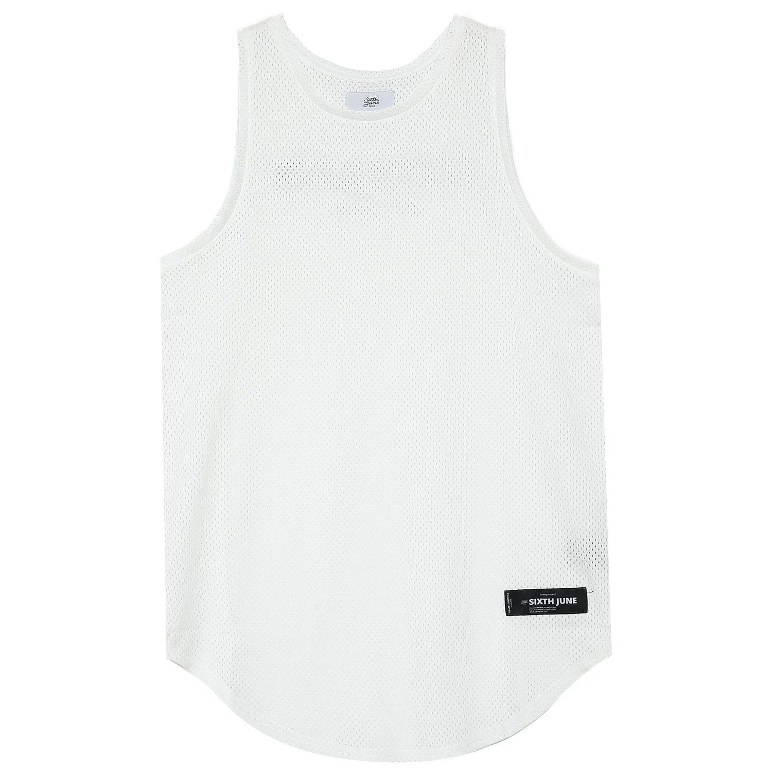 Débardeur maillot mesh Blanc - Image 6