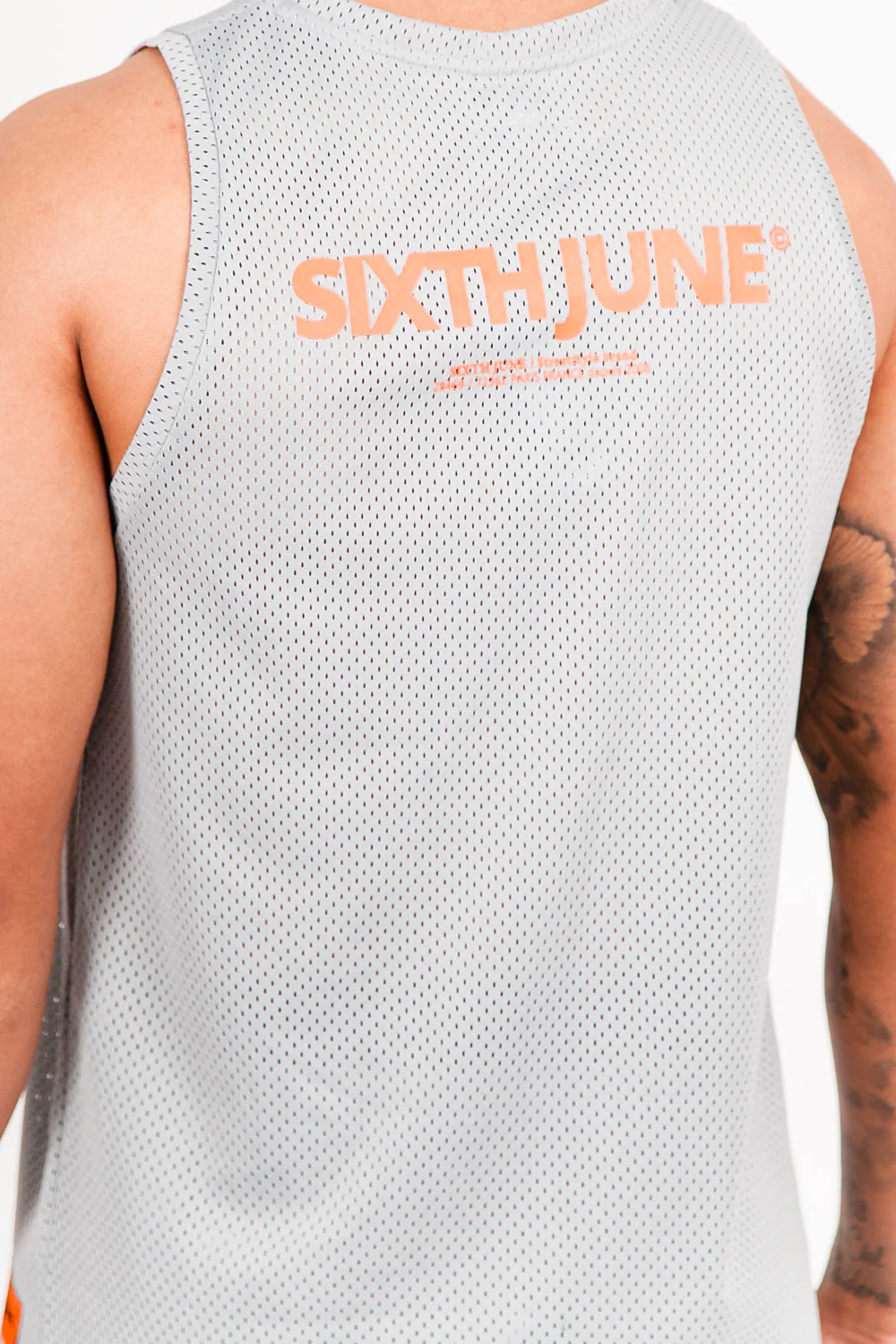 Débardeur maillot mesh Gris - Image 2