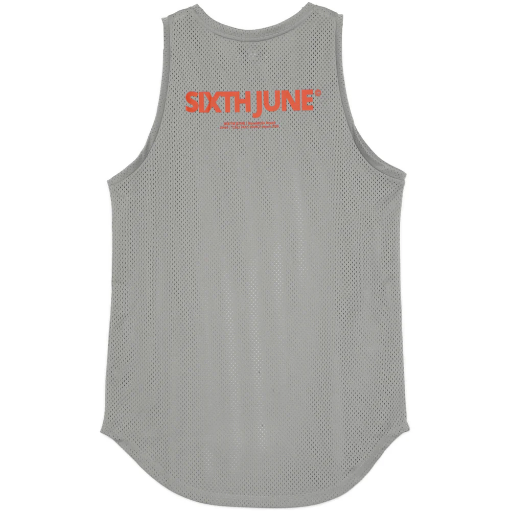 Débardeur maillot mesh Gris - Image 6