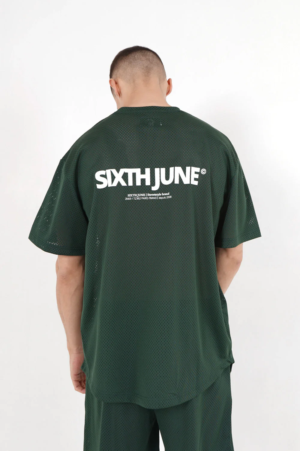 Maillot mesh logo Vert foncé