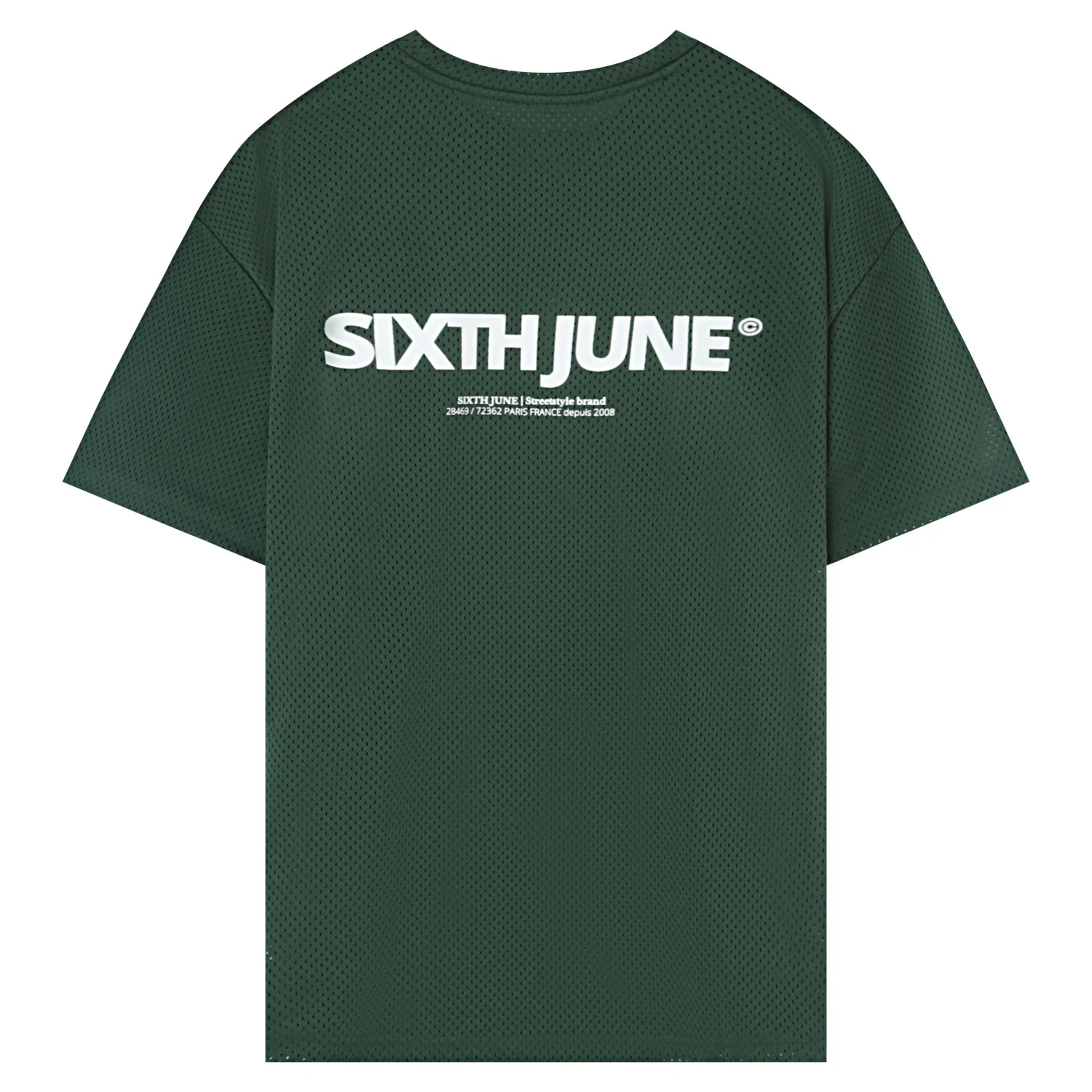 Maillot mesh logo Vert foncé - Image 6