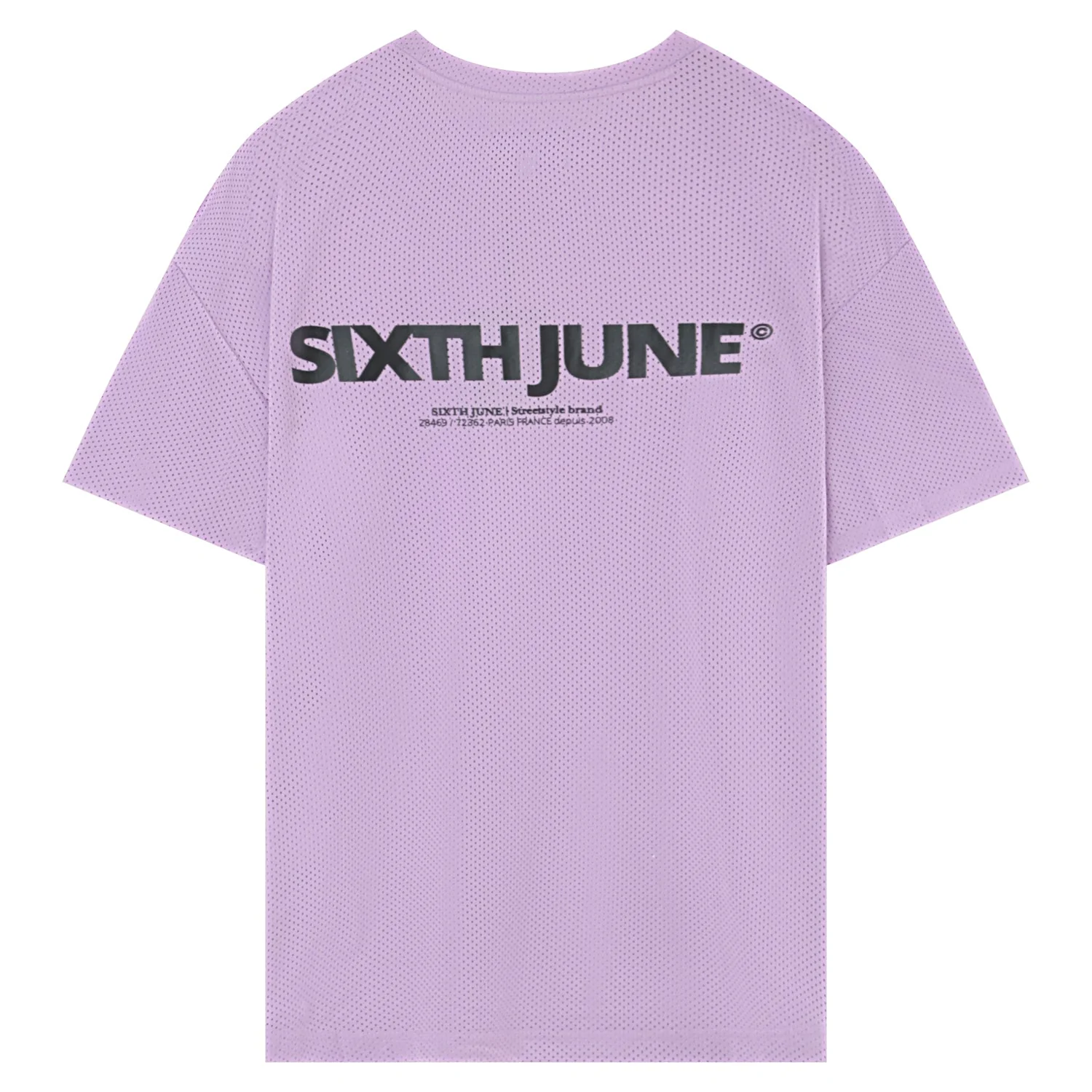 Maillot mesh logo Violet - Image 6