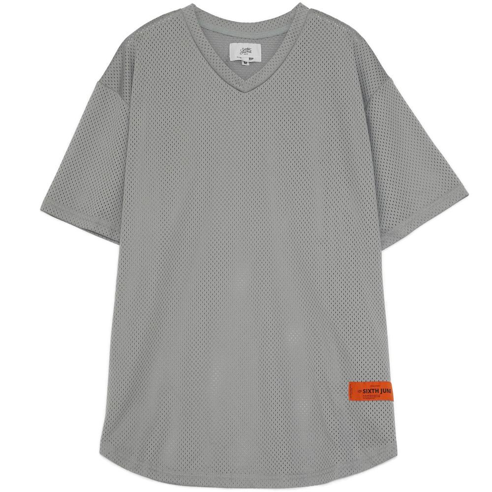 Maillot mesh logo Gris - Image 7