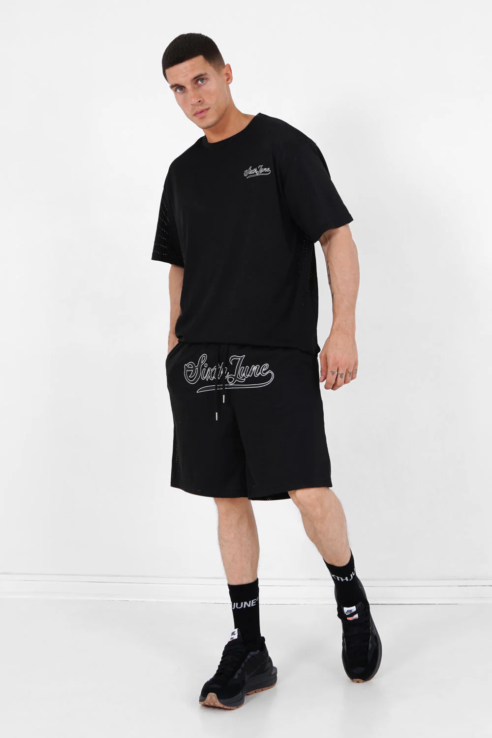 Maillot mesh logo signature Noir - Image 2