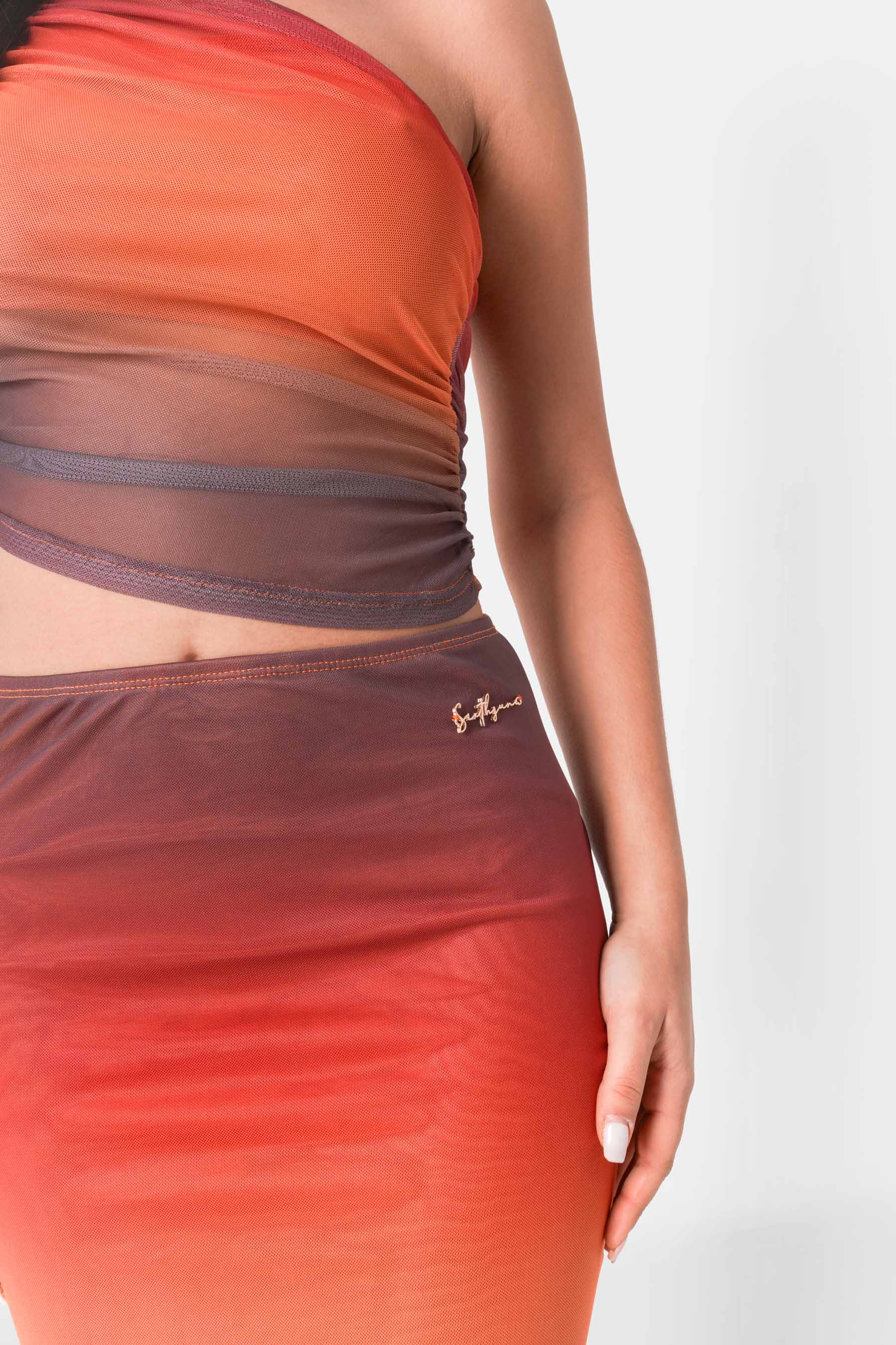TIE DYE mesh skirt - Image 3