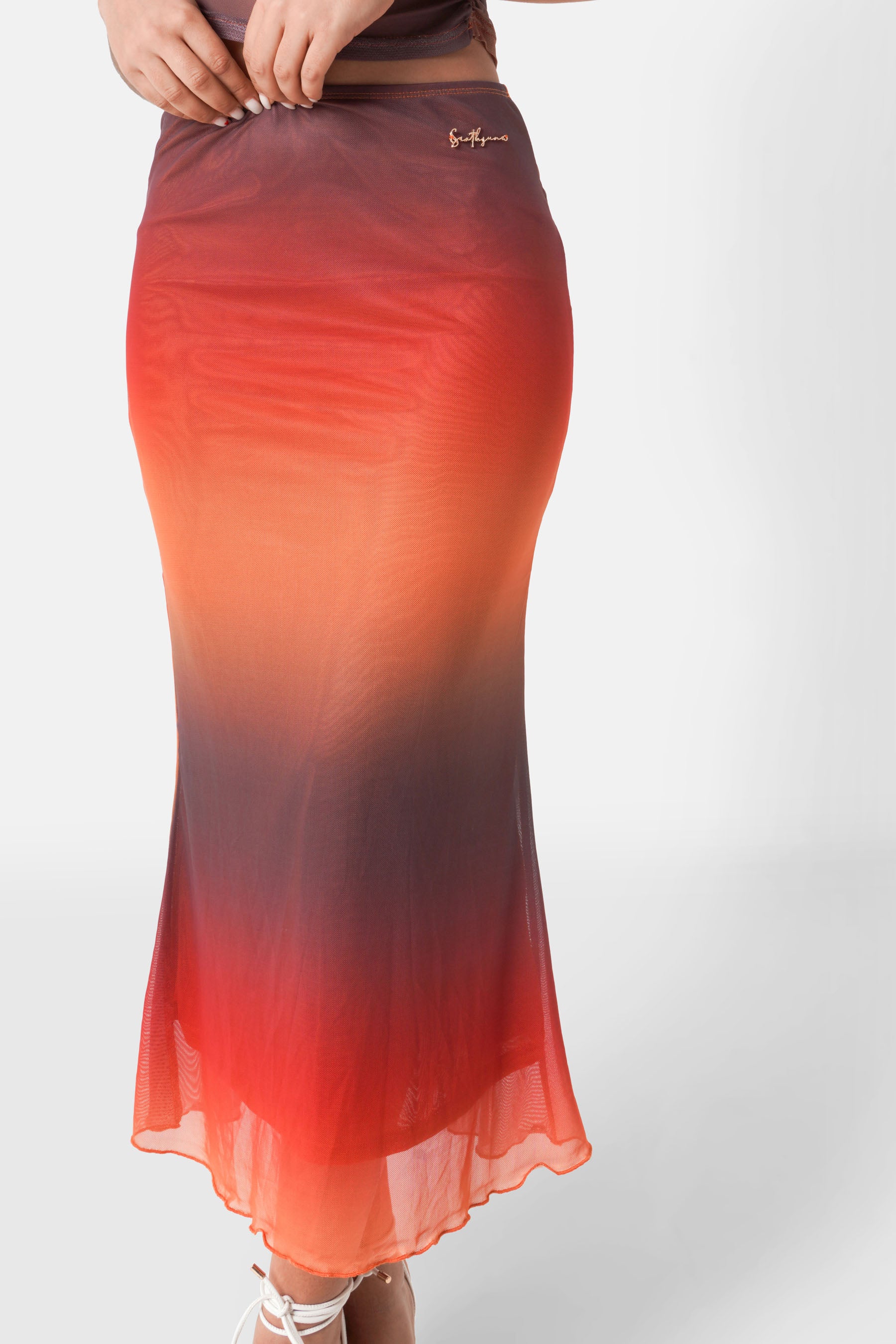 TIE DYE mesh skirt - Image 4