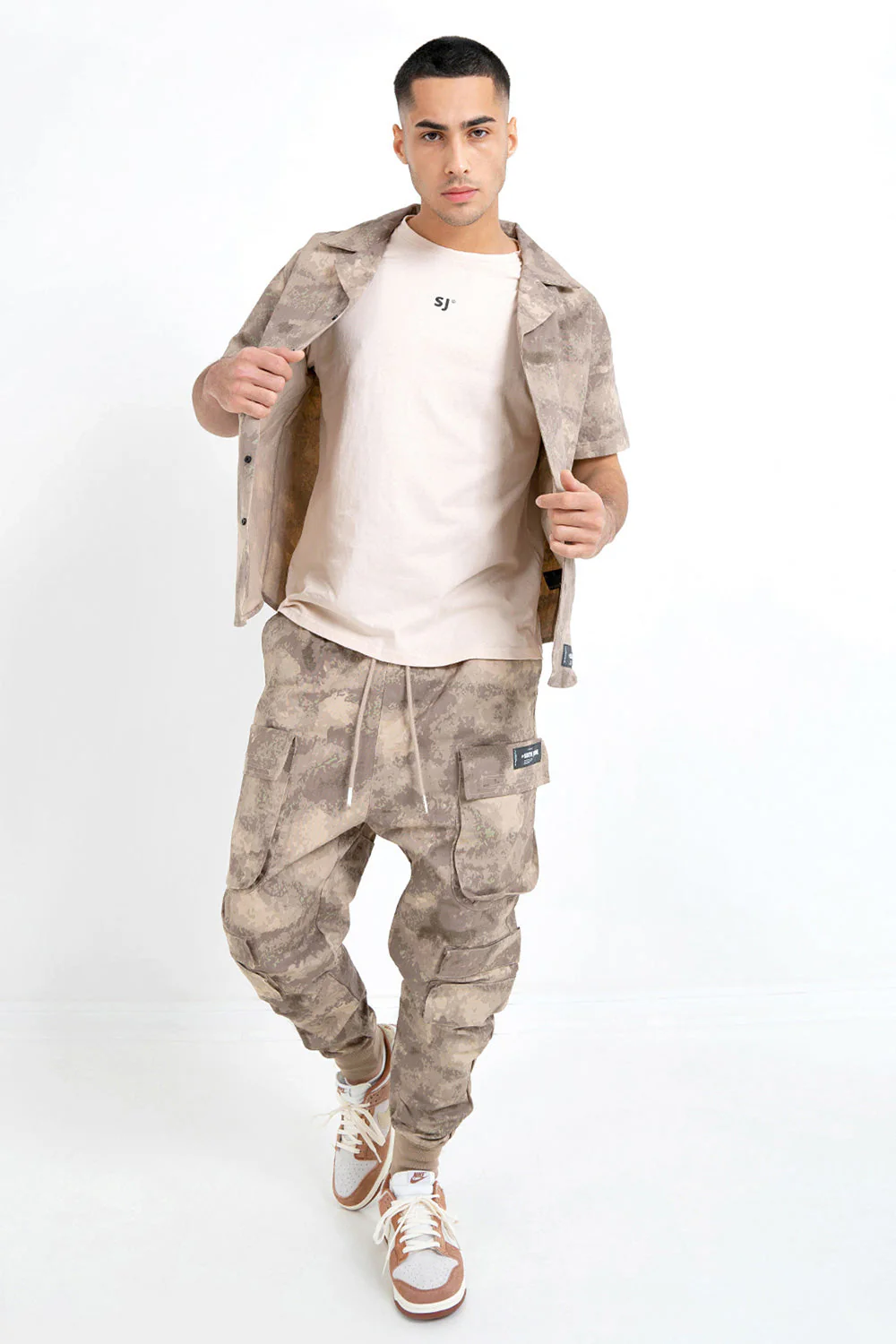 Pantalon cargo safari Beige - Image 2