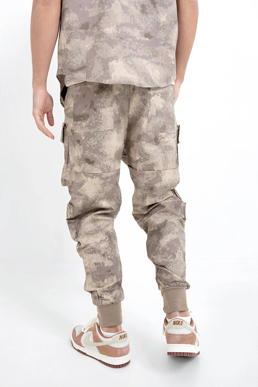 Pantalon cargo safari Beige - Image 4