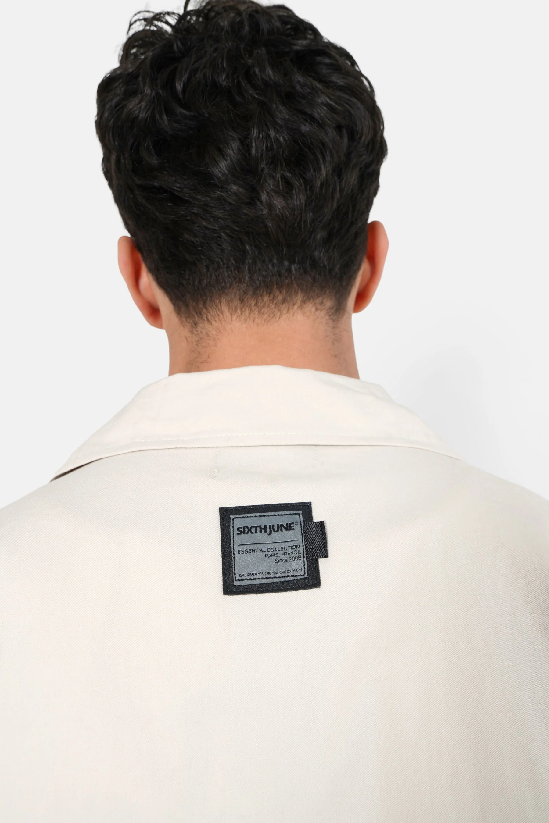 Chemise utilitaire manches courtes Beige - Image 3