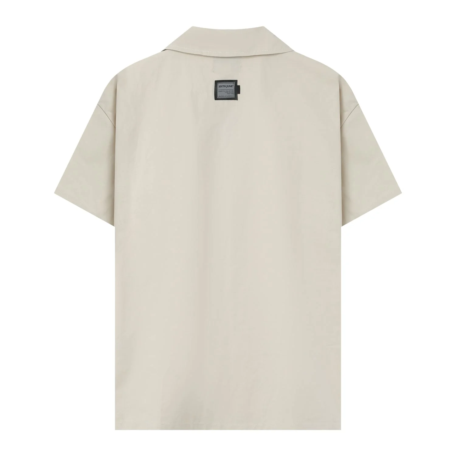 Chemise utilitaire manches courtes Beige - Image 7