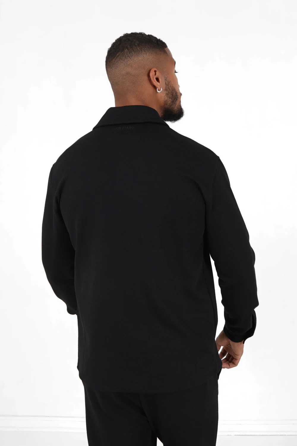 Chemise manches longues Noir - Image 5