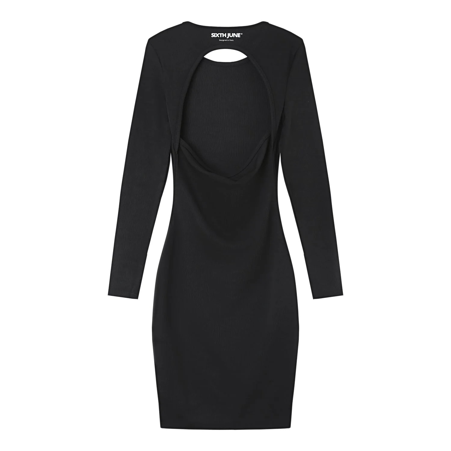 BACKLESS mini l/s dress - Image 6