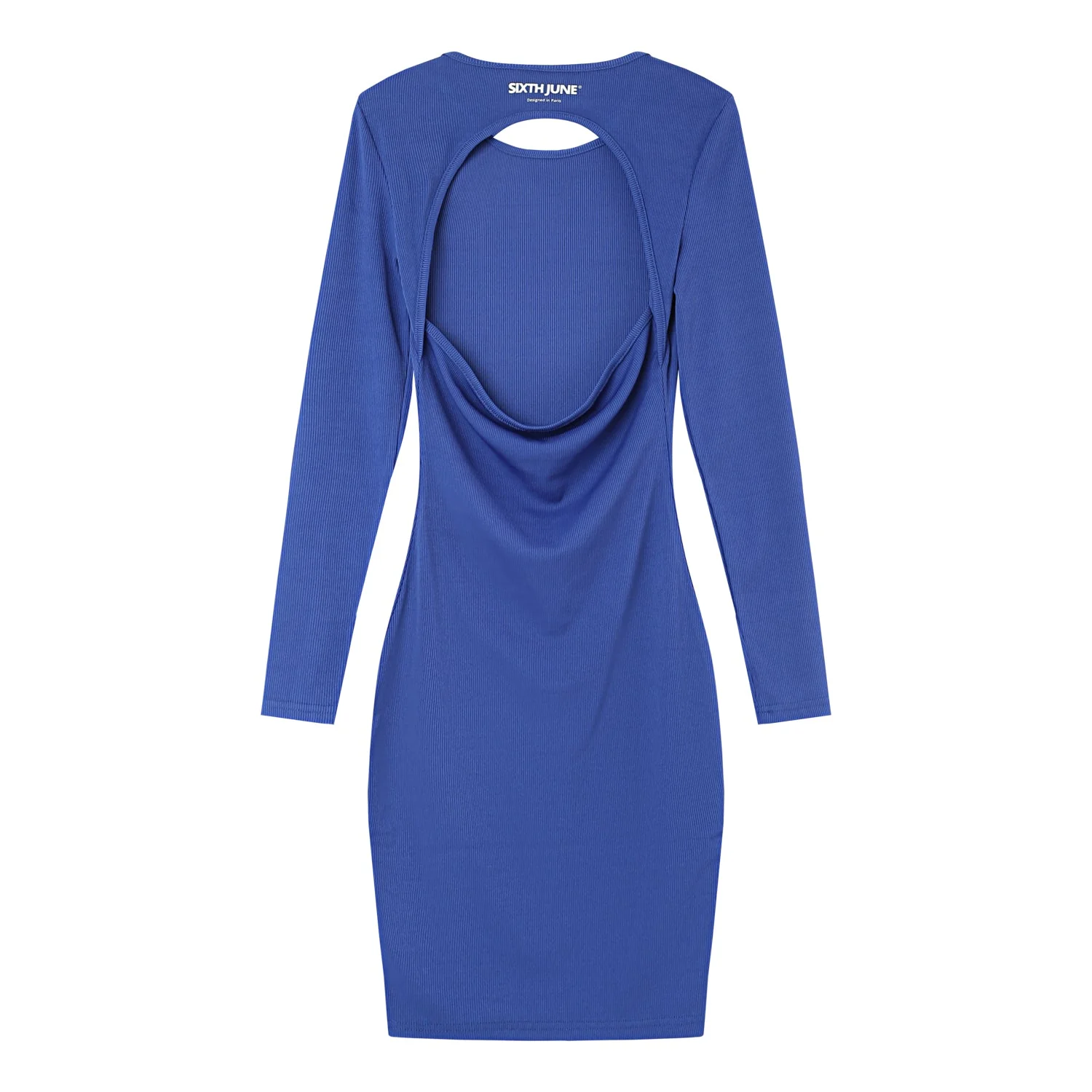 BACKLESS mini l/s dress - Image 7
