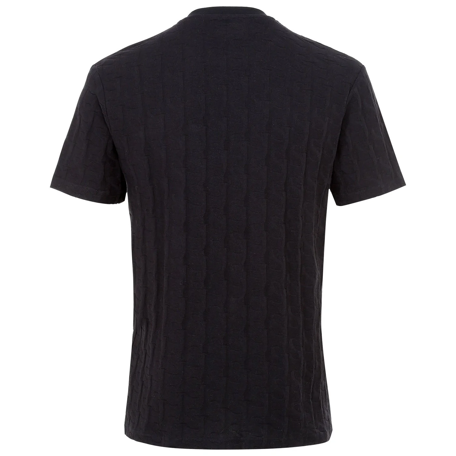 T-shirt monogramme tissé Noir - Image 7