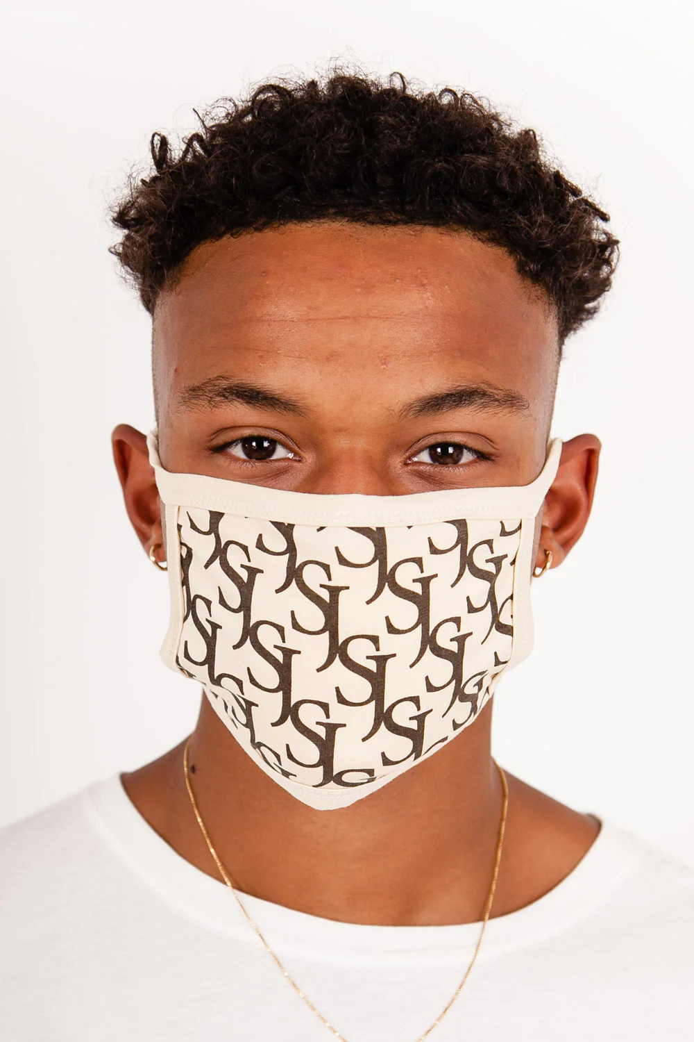 Masque monogramme SJ beige - Image 2
