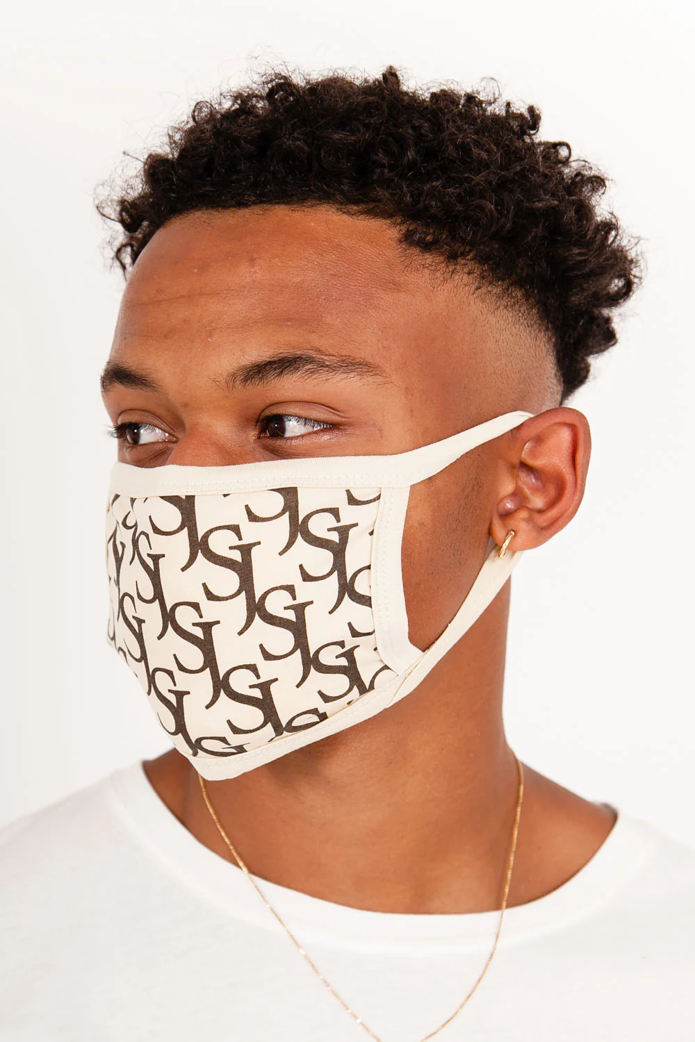 Masque monogramme SJ beige - Image 3