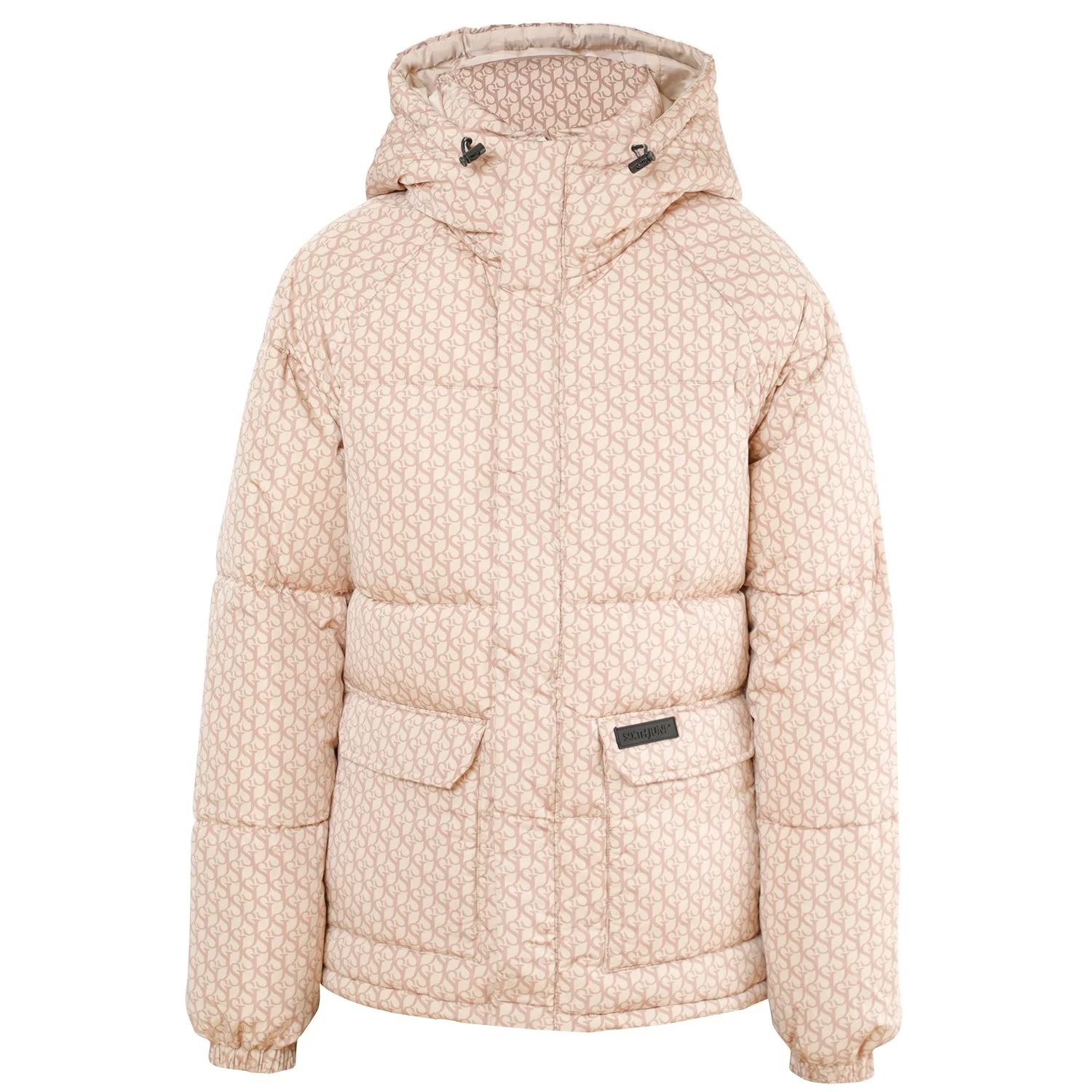 Doudoune monogramme matelassée Beige - Image 6
