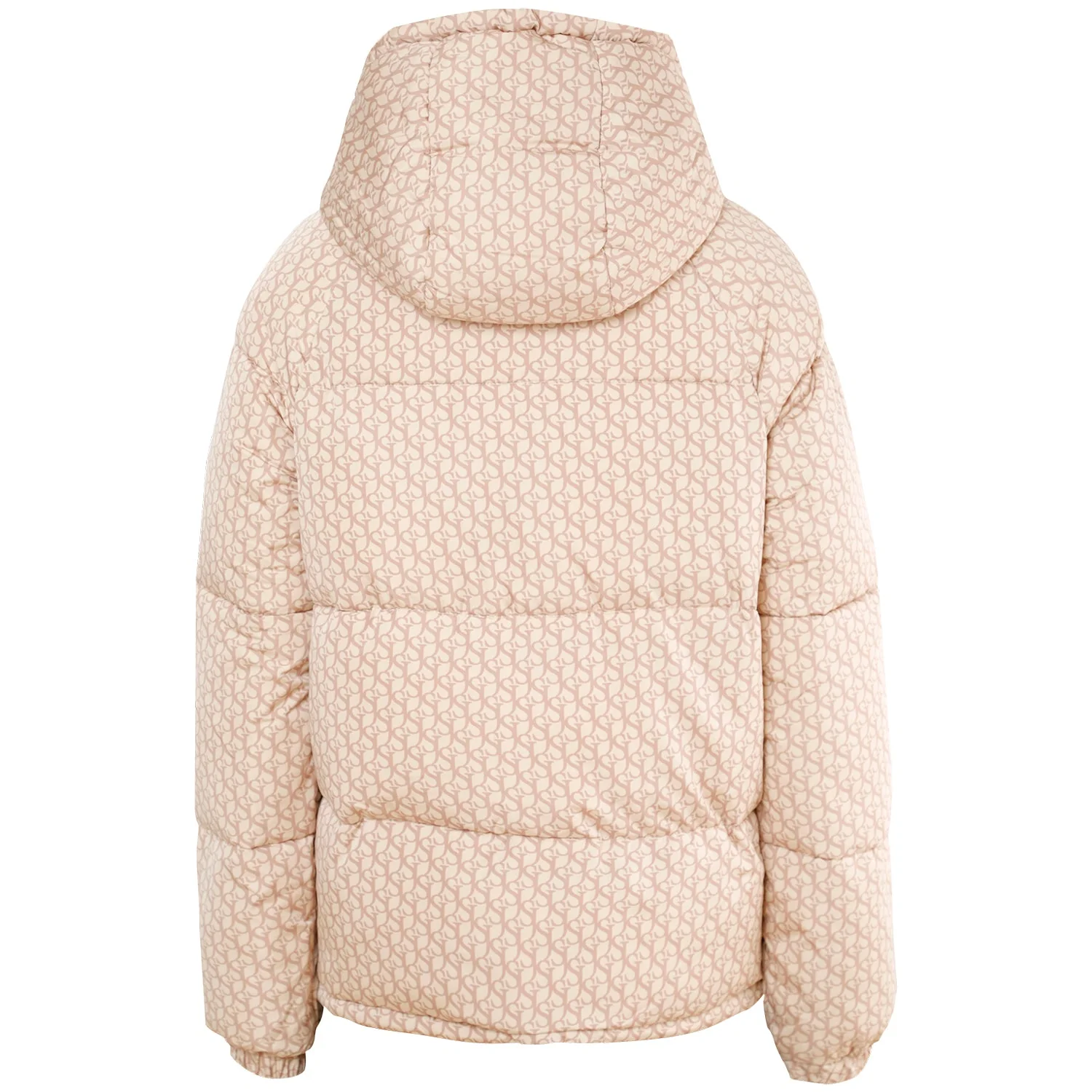 Doudoune monogramme matelassée Beige - Image 7
