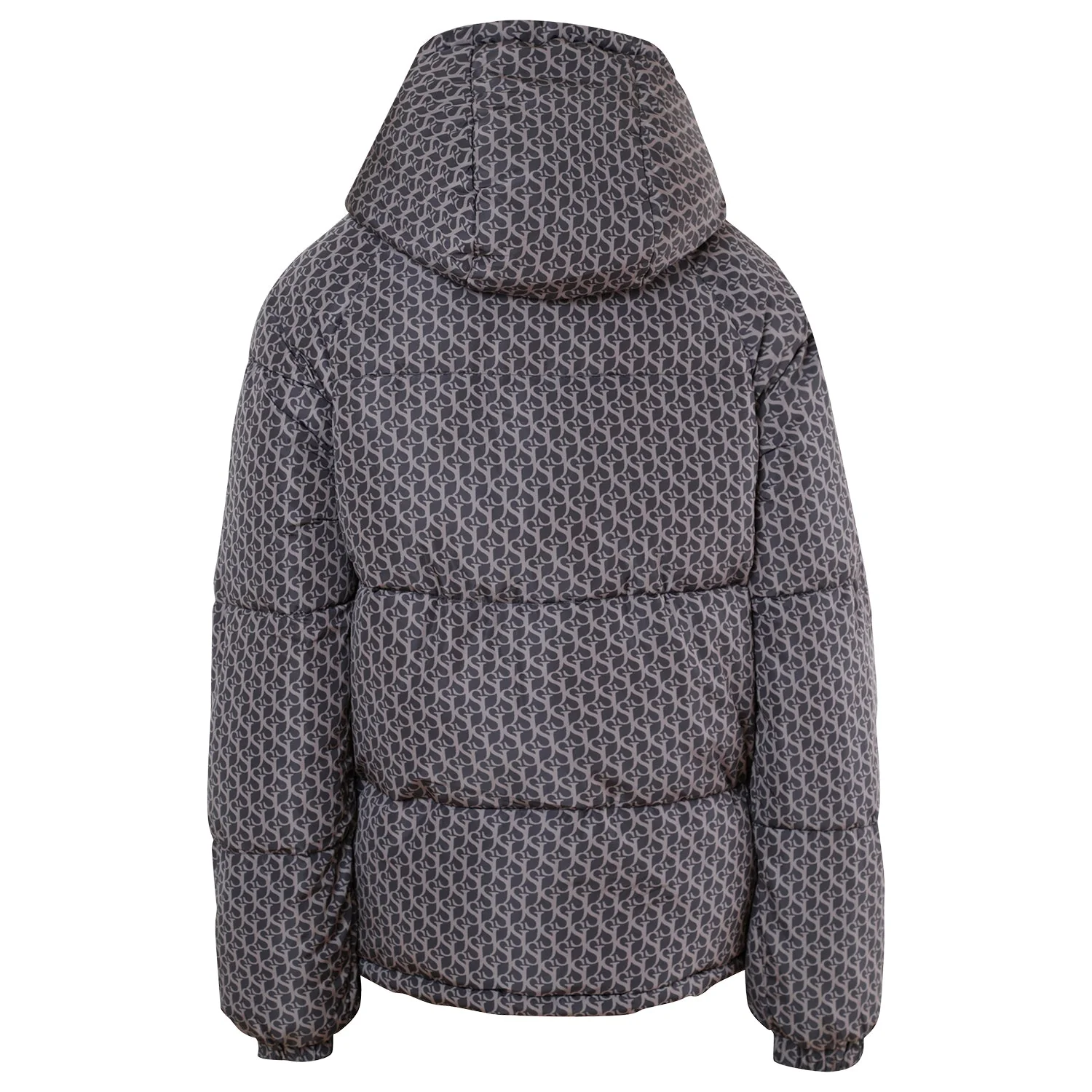 Doudoune monogramme matelassée Gris Foncé - Image 7