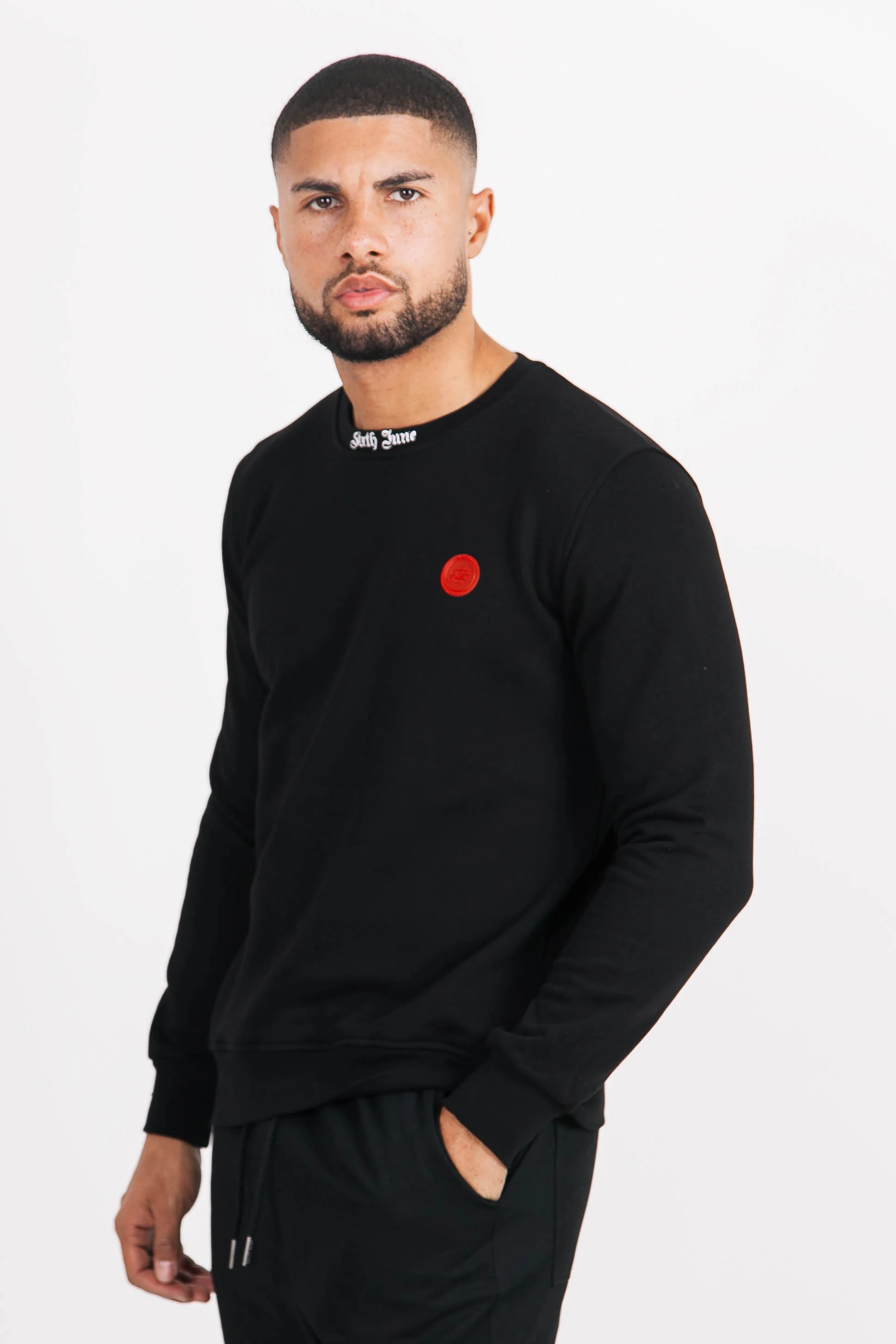 Sweatshirt Montmartre brillant noir - Image 4