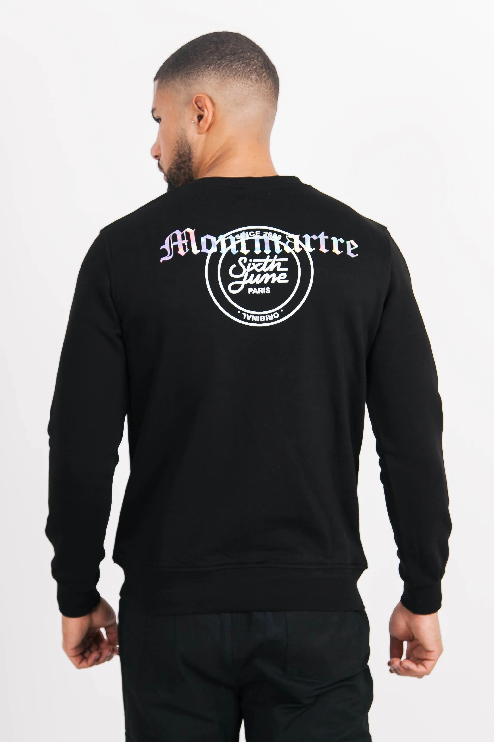 Sweatshirt Montmartre brillant noir - Image 5