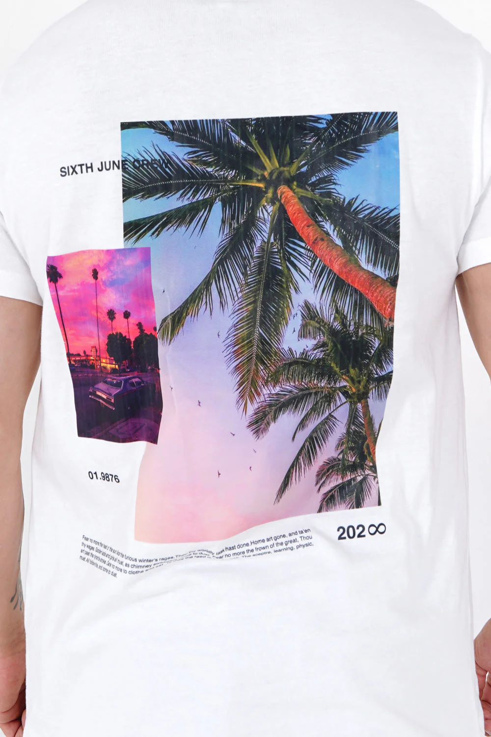 T-shirt imprimé été Blanc - Image 3