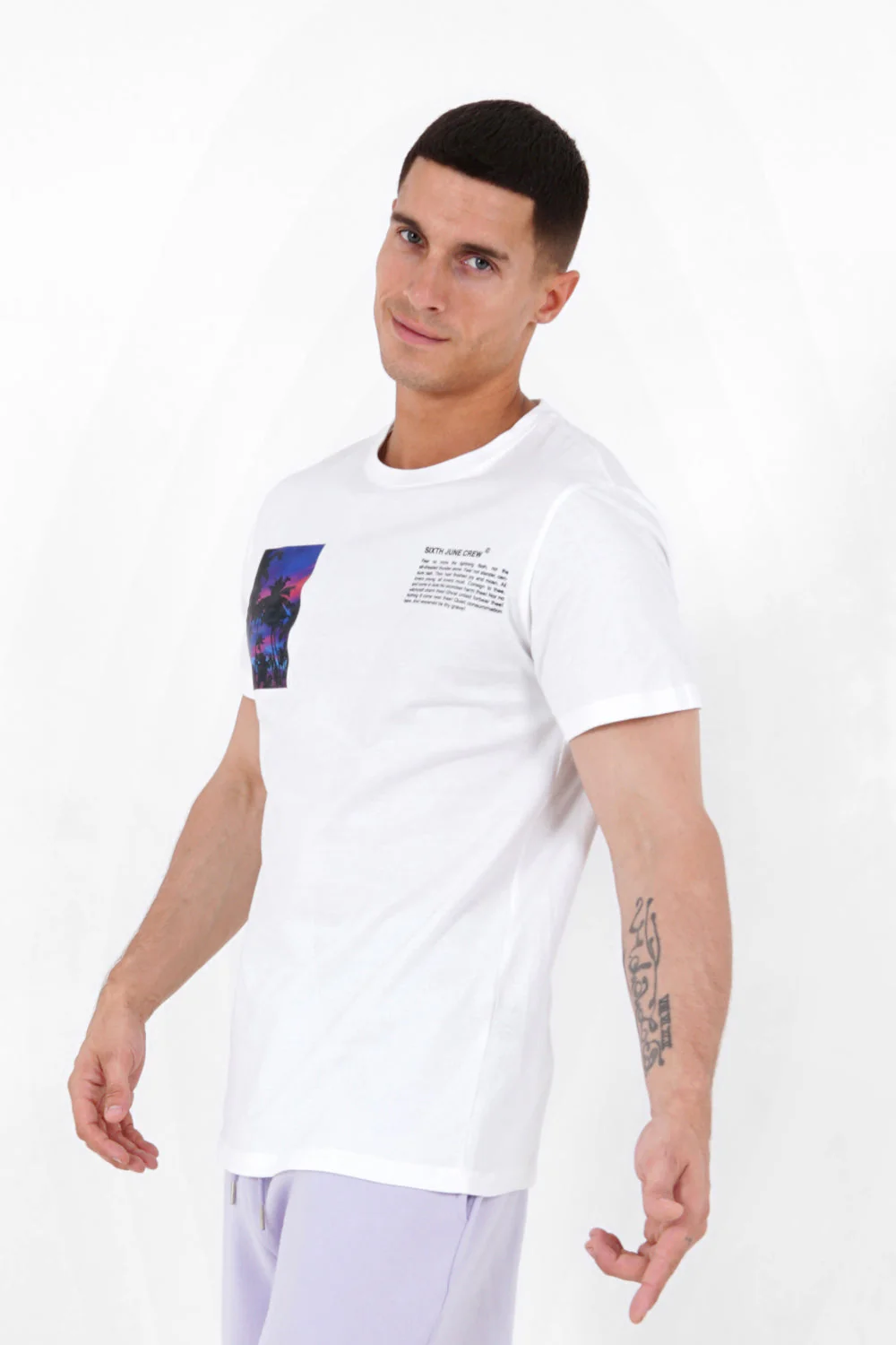 T-shirt imprimé été Blanc - Image 4