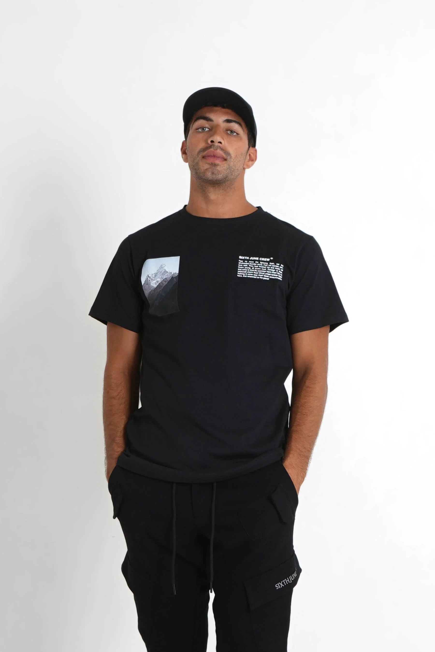 T-shirt moodboard Noir - Image 5