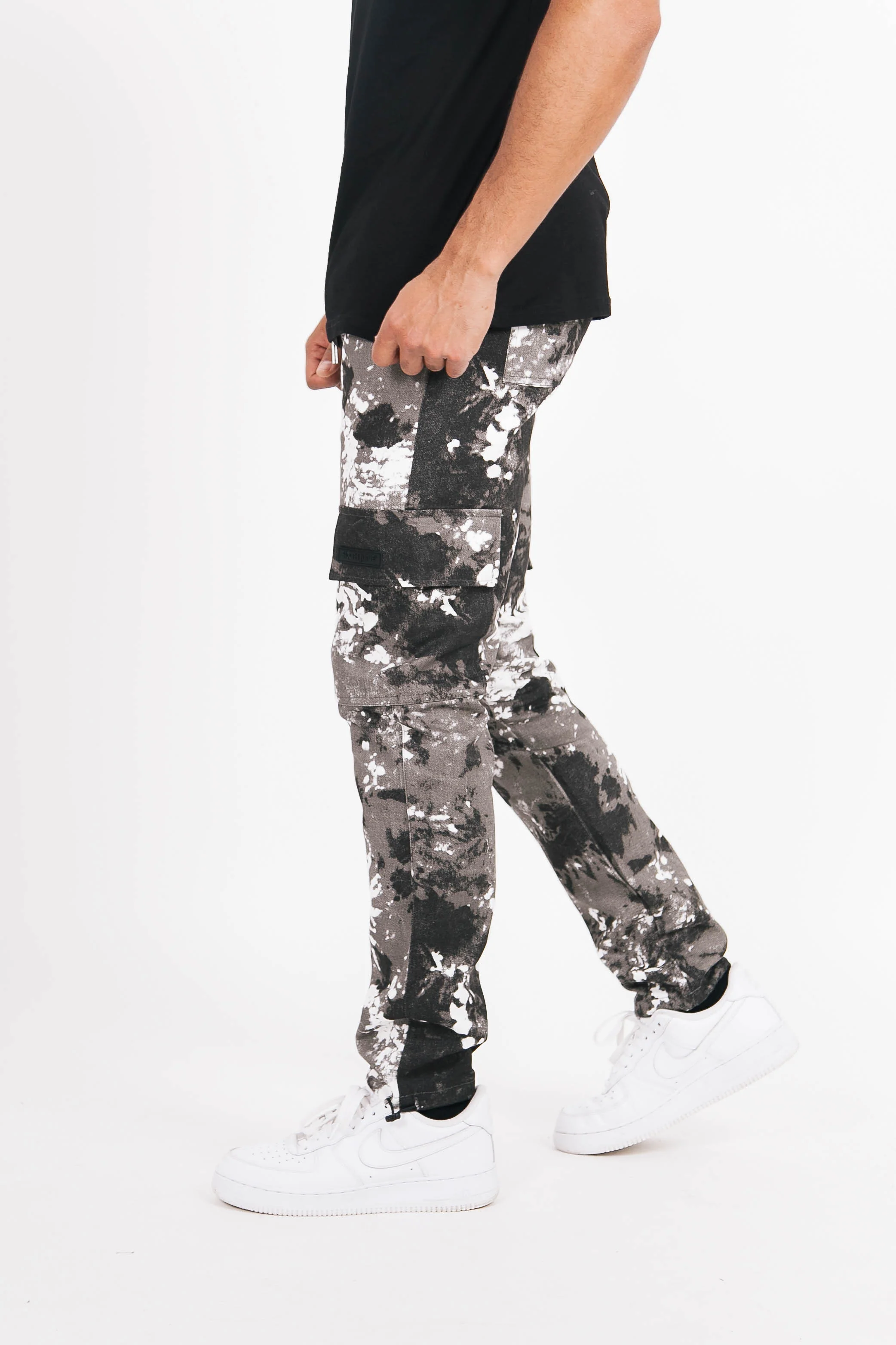Pantalon montagne poches noir - Image 4